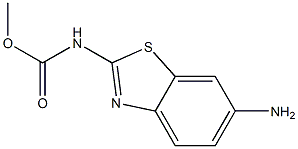methyl N-(6-amino-1,3-benzothiazol-2-yl)carbamate Struktur