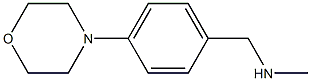 methyl({[4-(morpholin-4-yl)phenyl]methyl})amine 结构式