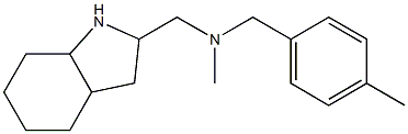 methyl[(4-methylphenyl)methyl](octahydro-1H-indol-2-ylmethyl)amine
