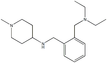 N-({2-[(diethylamino)methyl]phenyl}methyl)-1-methylpiperidin-4-amine|