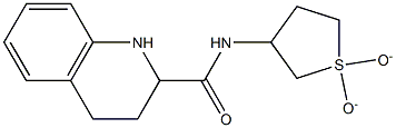 N-(1,1-dioxidotetrahydrothien-3-yl)-1,2,3,4-tetrahydroquinoline-2-carboxamide Struktur