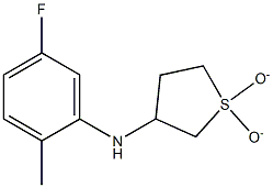 N-(1,1-dioxidotetrahydrothien-3-yl)-N-(5-fluoro-2-methylphenyl)amine Struktur