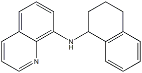 N-(1,2,3,4-tetrahydronaphthalen-1-yl)quinolin-8-amine Struktur