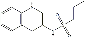 N-(1,2,3,4-tetrahydroquinolin-3-yl)propane-1-sulfonamide,,结构式