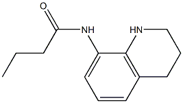 N-(1,2,3,4-tetrahydroquinolin-8-yl)butanamide Structure