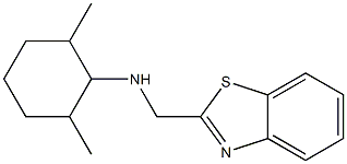 N-(1,3-benzothiazol-2-ylmethyl)-2,6-dimethylcyclohexan-1-amine Structure