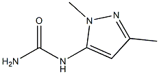 N-(1,3-dimethyl-1H-pyrazol-5-yl)urea,,结构式
