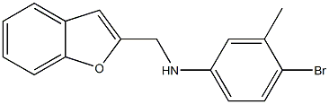 N-(1-benzofuran-2-ylmethyl)-4-bromo-3-methylaniline Structure