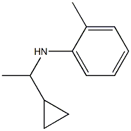 N-(1-cyclopropylethyl)-2-methylaniline Structure