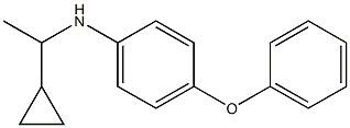 N-(1-cyclopropylethyl)-4-phenoxyaniline Structure