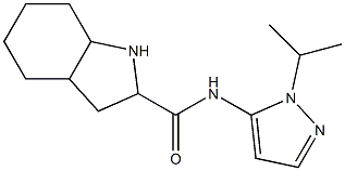 N-(1-isopropyl-1H-pyrazol-5-yl)octahydro-1H-indole-2-carboxamide,,结构式