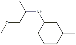 N-(1-methoxypropan-2-yl)-3-methylcyclohexan-1-amine,,结构式