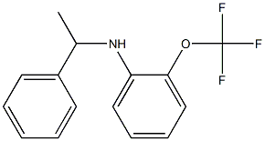 N-(1-phenylethyl)-2-(trifluoromethoxy)aniline 结构式