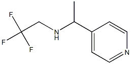 N-(1-pyridin-4-ylethyl)-N-(2,2,2-trifluoroethyl)amine,,结构式