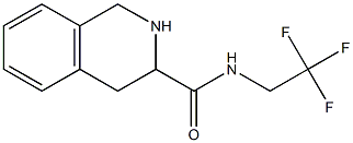 N-(2,2,2-trifluoroethyl)-1,2,3,4-tetrahydroisoquinoline-3-carboxamide 化学構造式