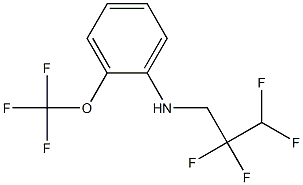 N-(2,2,3,3-tetrafluoropropyl)-2-(trifluoromethoxy)aniline 结构式