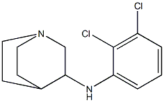 N-(2,3-dichlorophenyl)-1-azabicyclo[2.2.2]octan-3-amine 结构式