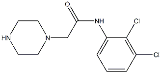 N-(2,3-dichlorophenyl)-2-(piperazin-1-yl)acetamide Structure