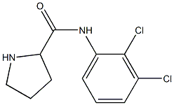N-(2,3-dichlorophenyl)pyrrolidine-2-carboxamide Struktur