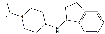 N-(2,3-dihydro-1H-inden-1-yl)-1-(propan-2-yl)piperidin-4-amine Structure