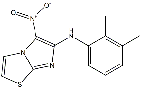 N-(2,3-dimethylphenyl)-5-nitroimidazo[2,1-b][1,3]thiazol-6-amine Structure