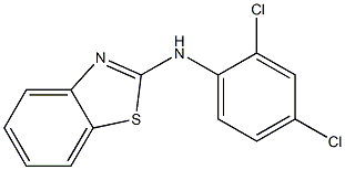 N-(2,4-dichlorophenyl)-1,3-benzothiazol-2-amine Struktur