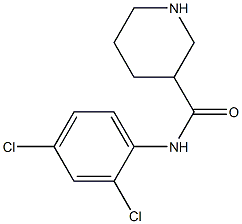 N-(2,4-dichlorophenyl)piperidine-3-carboxamide Structure