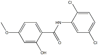 N-(2,5-dichlorophenyl)-2-hydroxy-4-methoxybenzamide Structure