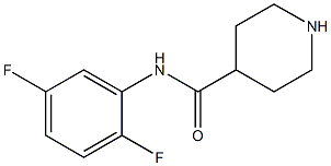 N-(2,5-difluorophenyl)piperidine-4-carboxamide Structure