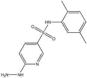 N-(2,5-dimethylphenyl)-6-hydrazinylpyridine-3-sulfonamide