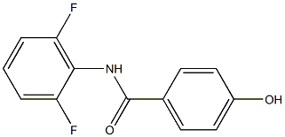 N-(2,6-difluorophenyl)-4-hydroxybenzamide Struktur