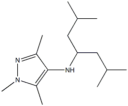 N-(2,6-dimethylheptan-4-yl)-1,3,5-trimethyl-1H-pyrazol-4-amine