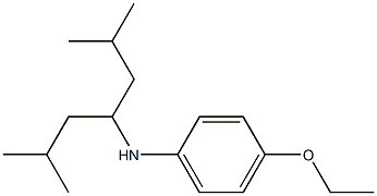 N-(2,6-dimethylheptan-4-yl)-4-ethoxyaniline Structure