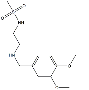  N-(2-{[(4-ethoxy-3-methoxyphenyl)methyl]amino}ethyl)methanesulfonamide