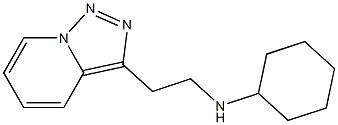 N-(2-{[1,2,4]triazolo[3,4-a]pyridin-3-yl}ethyl)cyclohexanamine,,结构式