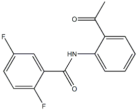 N-(2-acetylphenyl)-2,5-difluorobenzamide