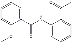 N-(2-acetylphenyl)-2-methoxybenzamide