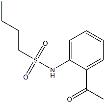 N-(2-acetylphenyl)butane-1-sulfonamide