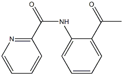 N-(2-acetylphenyl)pyridine-2-carboxamide Structure