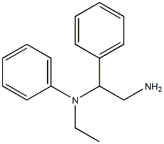 N-(2-amino-1-phenylethyl)-N-ethylaniline 化学構造式