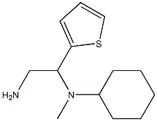 N-(2-amino-1-thien-2-ylethyl)-N-cyclohexyl-N-methylamine Structure