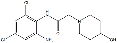 N-(2-amino-4,6-dichlorophenyl)-2-(4-hydroxypiperidin-1-yl)acetamide