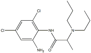 N-(2-amino-4,6-dichlorophenyl)-2-(dipropylamino)propanamide