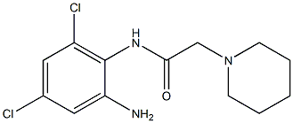 N-(2-amino-4,6-dichlorophenyl)-2-(piperidin-1-yl)acetamide