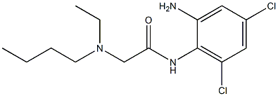 N-(2-amino-4,6-dichlorophenyl)-2-[butyl(ethyl)amino]acetamide|