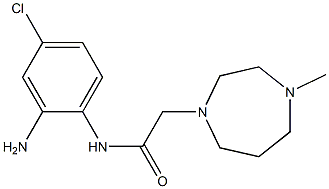 N-(2-amino-4-chlorophenyl)-2-(4-methyl-1,4-diazepan-1-yl)acetamide,,结构式