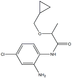 N-(2-amino-4-chlorophenyl)-2-(cyclopropylmethoxy)propanamide,,结构式