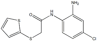 N-(2-amino-4-chlorophenyl)-2-(thiophen-2-ylsulfanyl)acetamide Structure