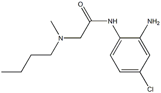 N-(2-amino-4-chlorophenyl)-2-[butyl(methyl)amino]acetamide Struktur
