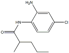 N-(2-amino-4-chlorophenyl)-2-methylpentanamide 结构式